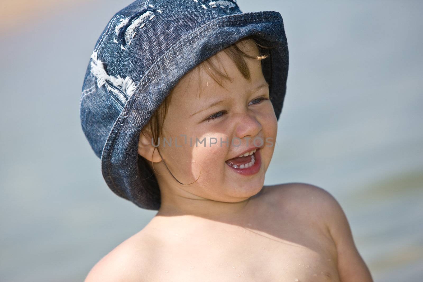 people series: portrait of smiling little girl