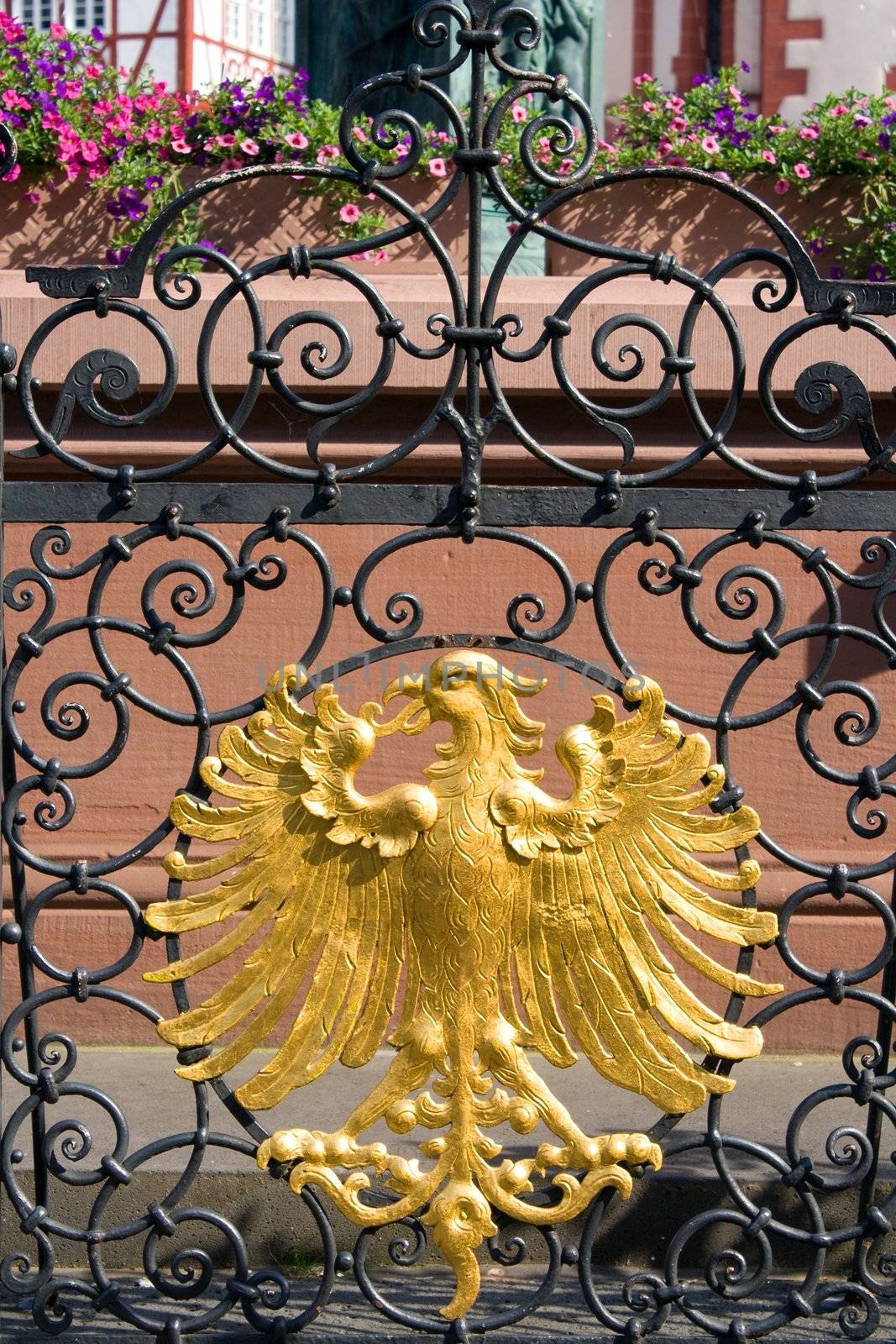 Stylized coat-of-arms of the city Frankfurt in Germany
