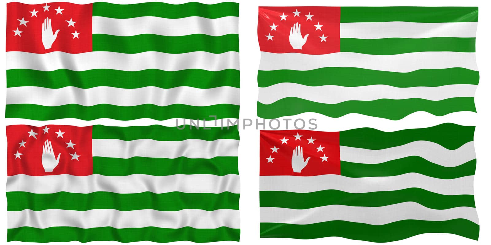 Flag of Abkhazia by clearviewstock