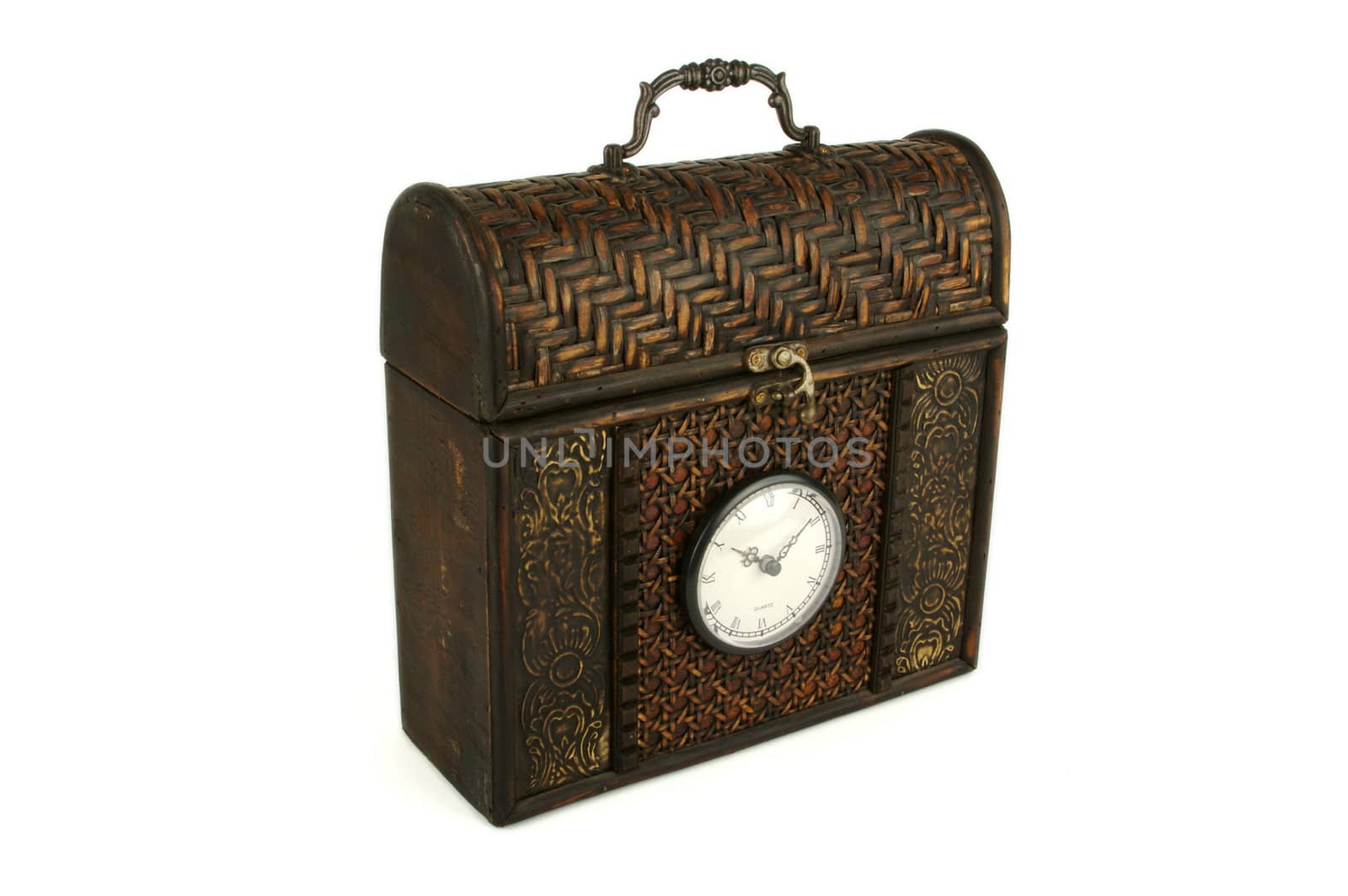 Ornate Carriage Clock Box  by Feverpitched