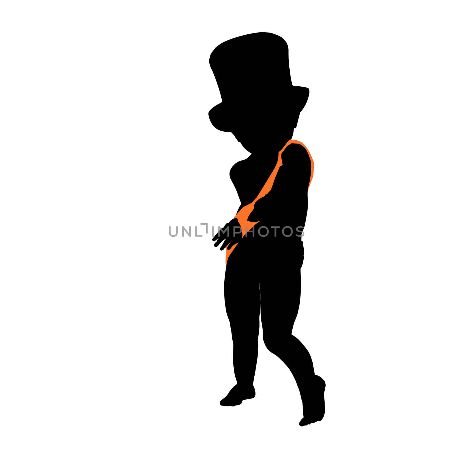 New Years Illustration Silhouette by kathygold