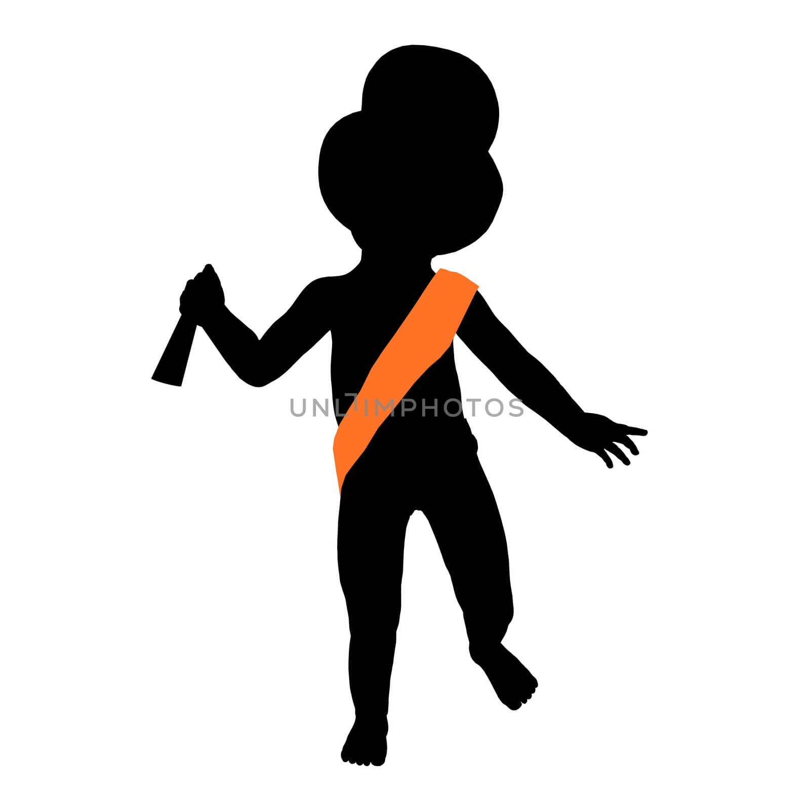 New Years Illustration Silhouette by kathygold