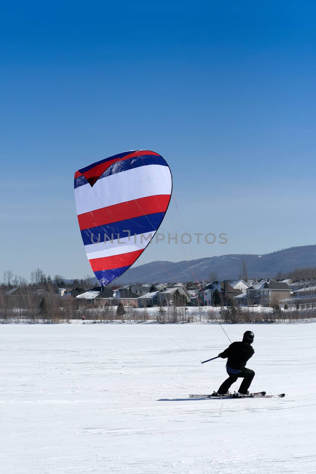 Ski kiter by Hbak