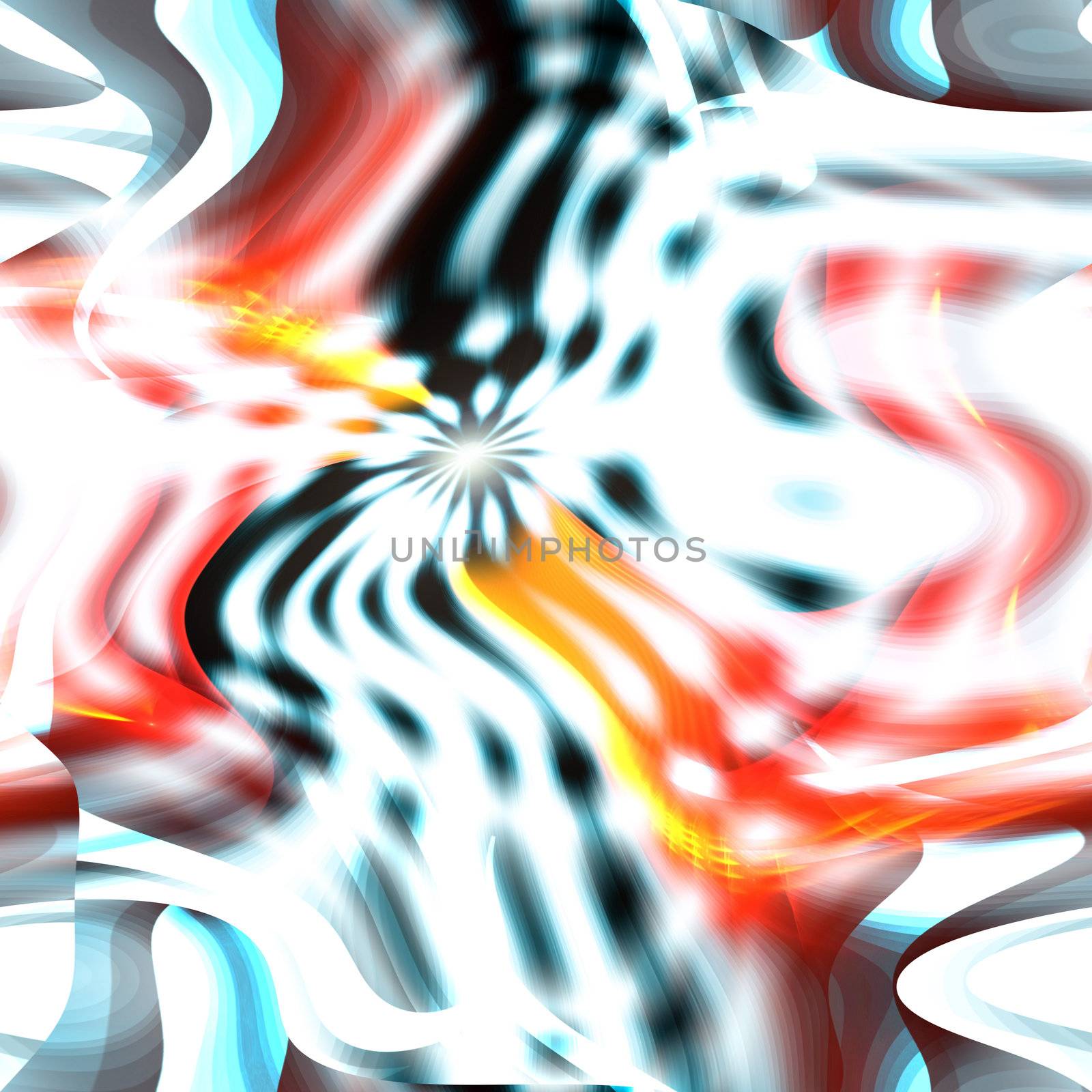 A bright abstract vortex illustration that radiates from the center.