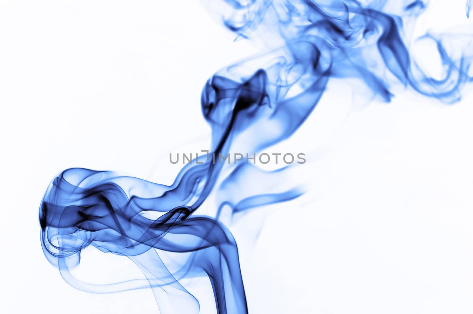 Dark blue smoke