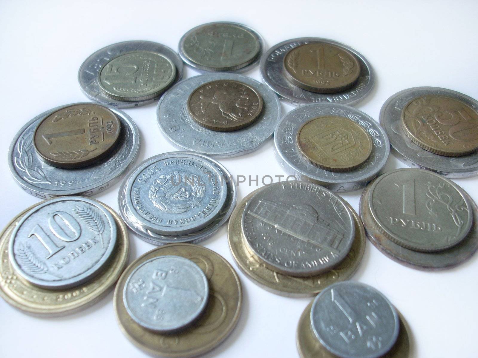 Different coins collection