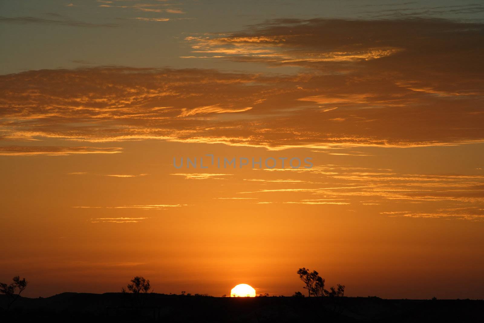 Australian outback sunset by sumners