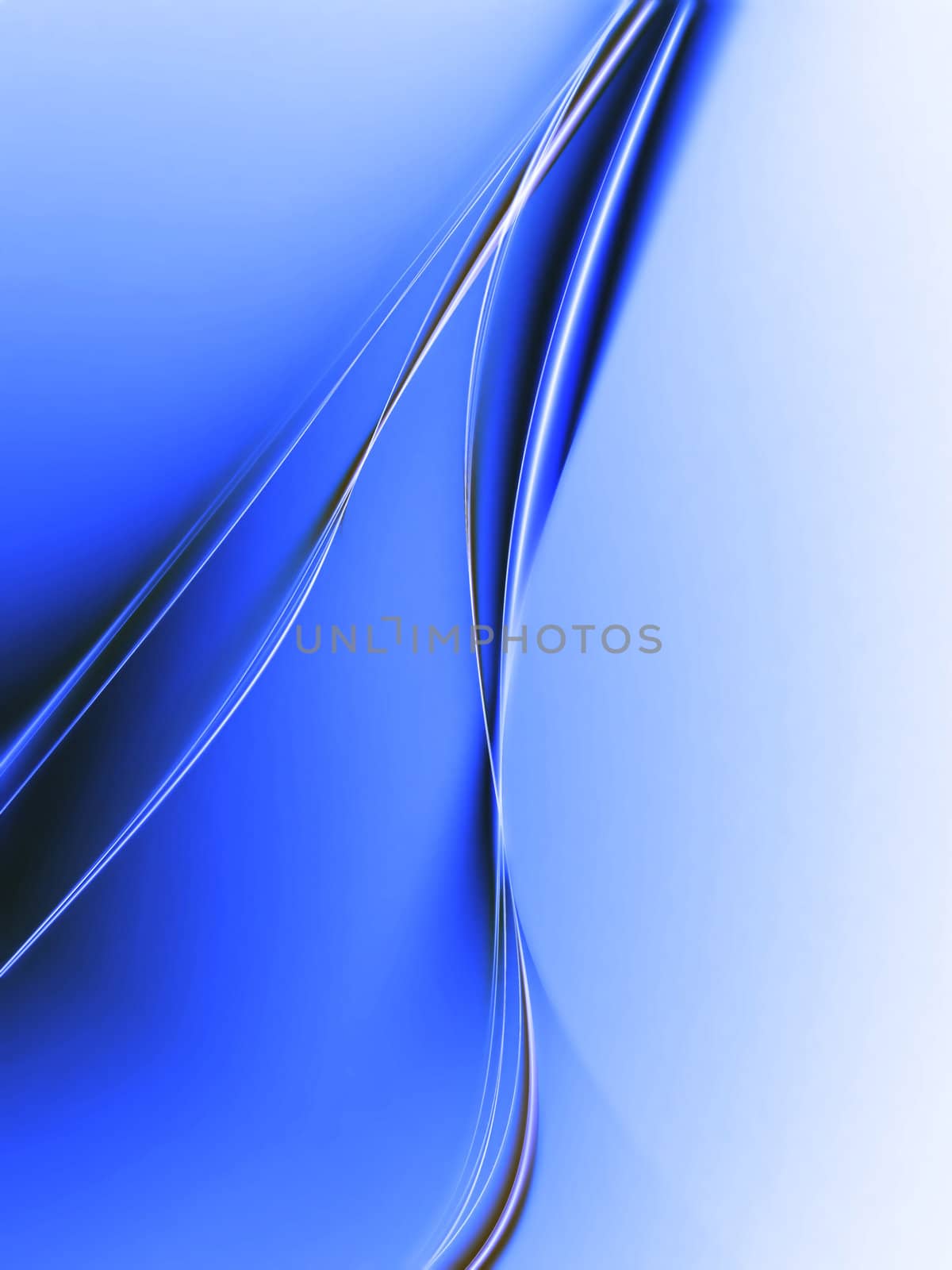 Blue abstract composition