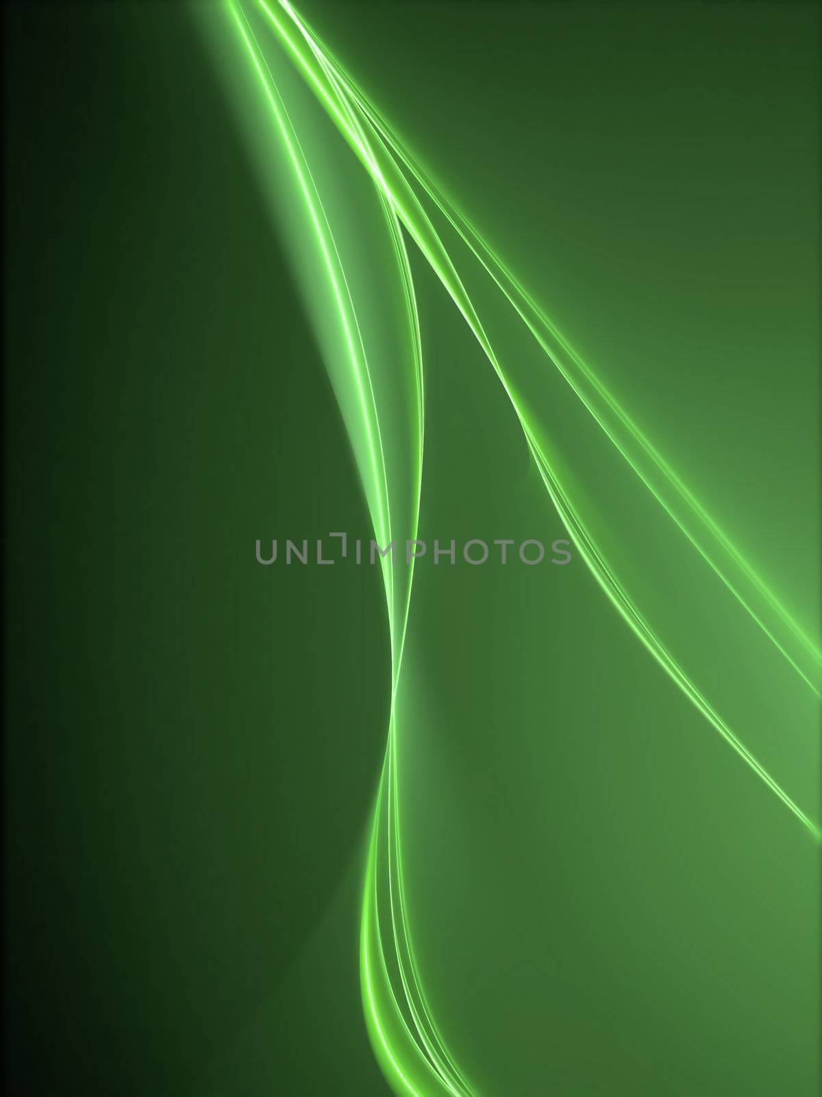 Green abstract composition by LKl