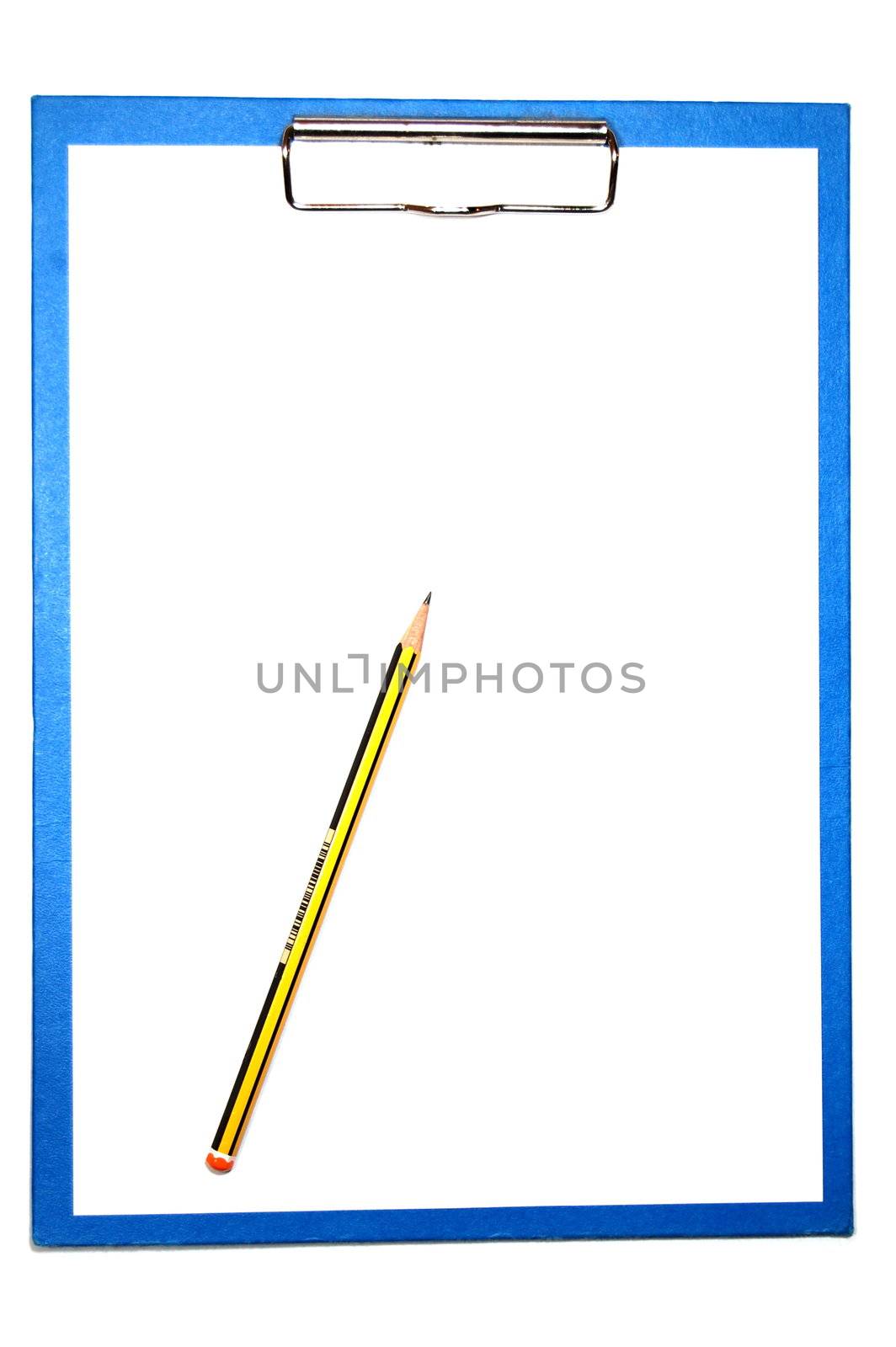 clipboard isolated on white with empty space for text message