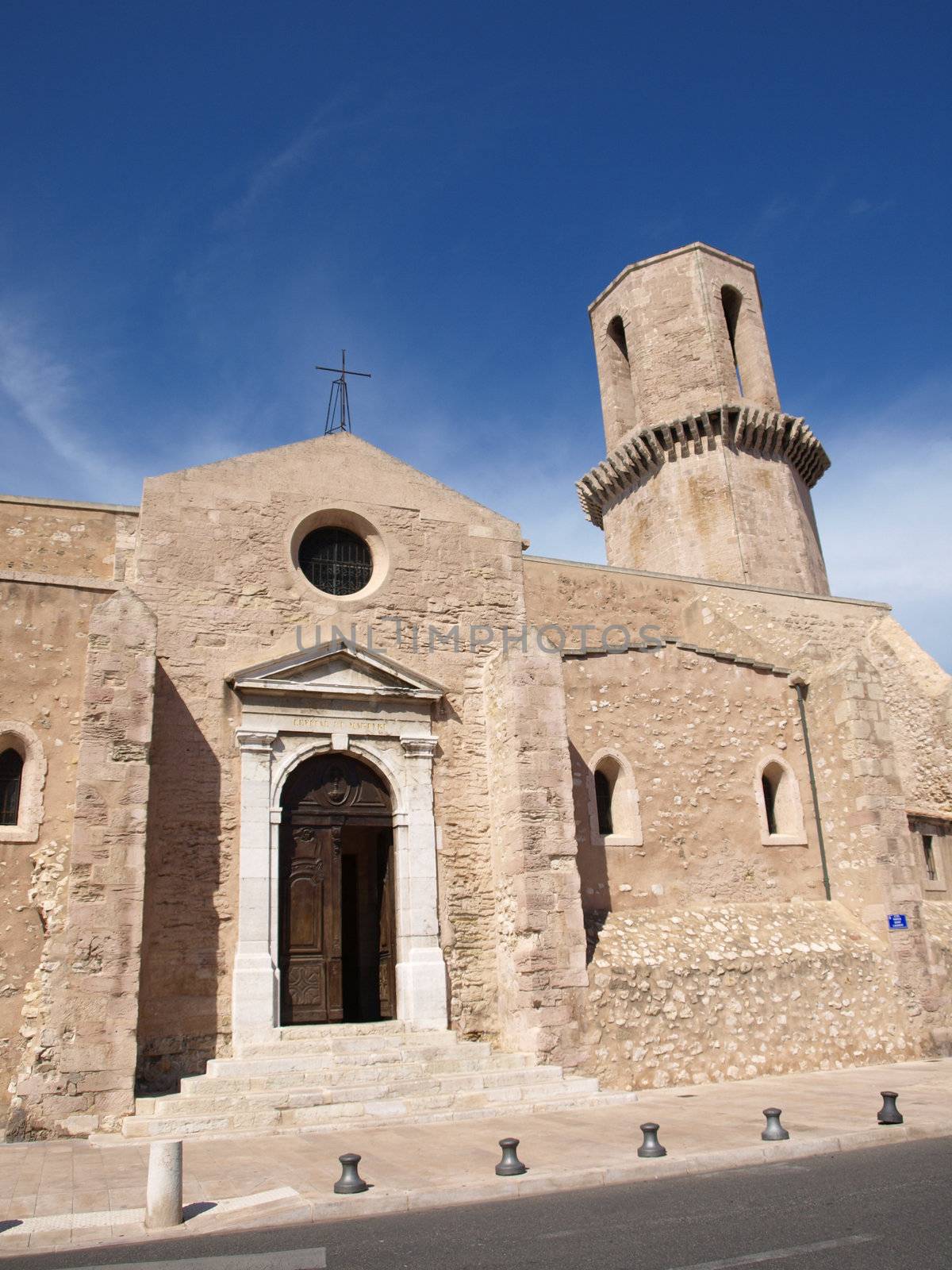 The ancient church of Saint-Laurent in Marseille