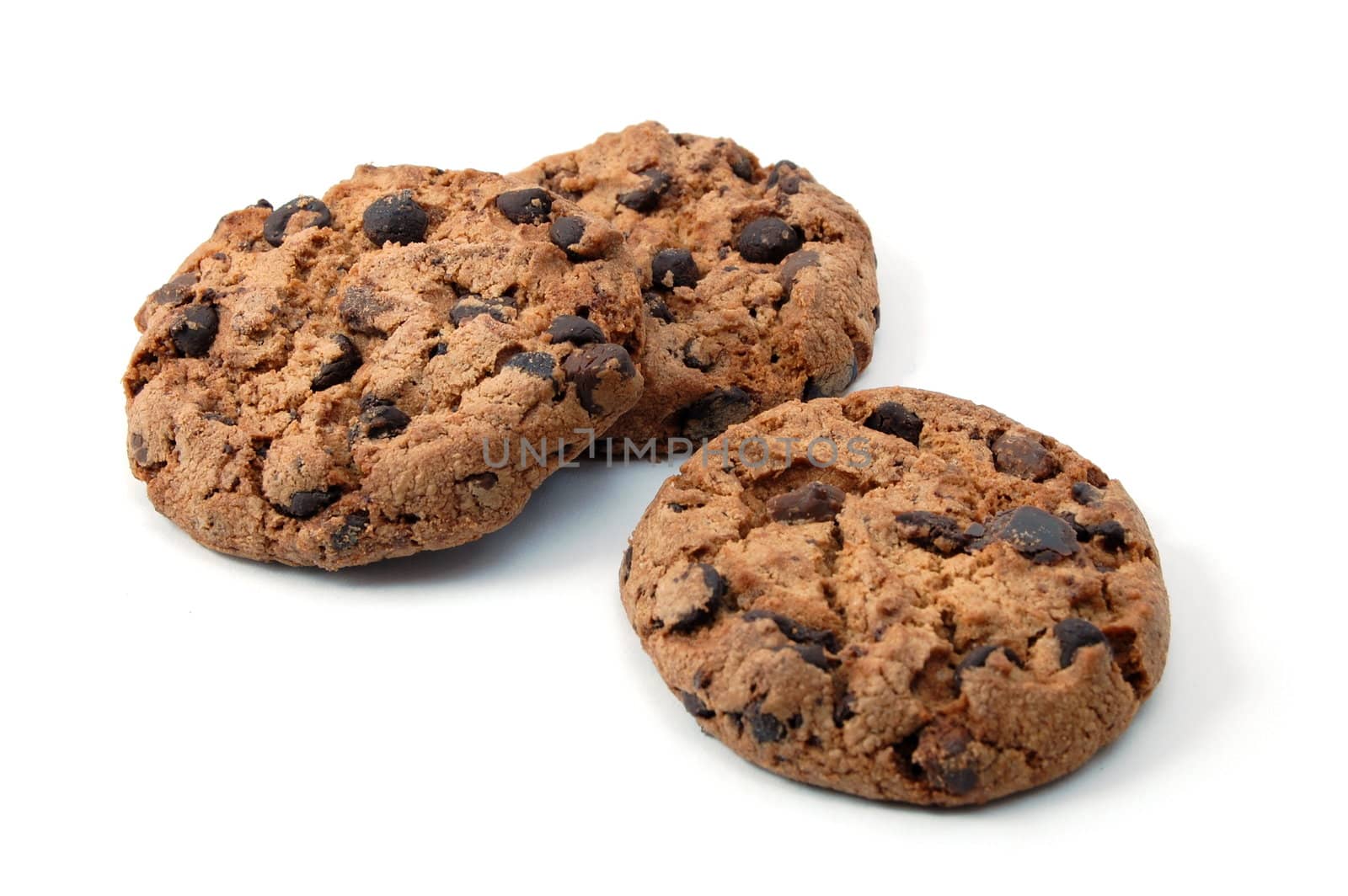 sweet cookies isolated on a white background