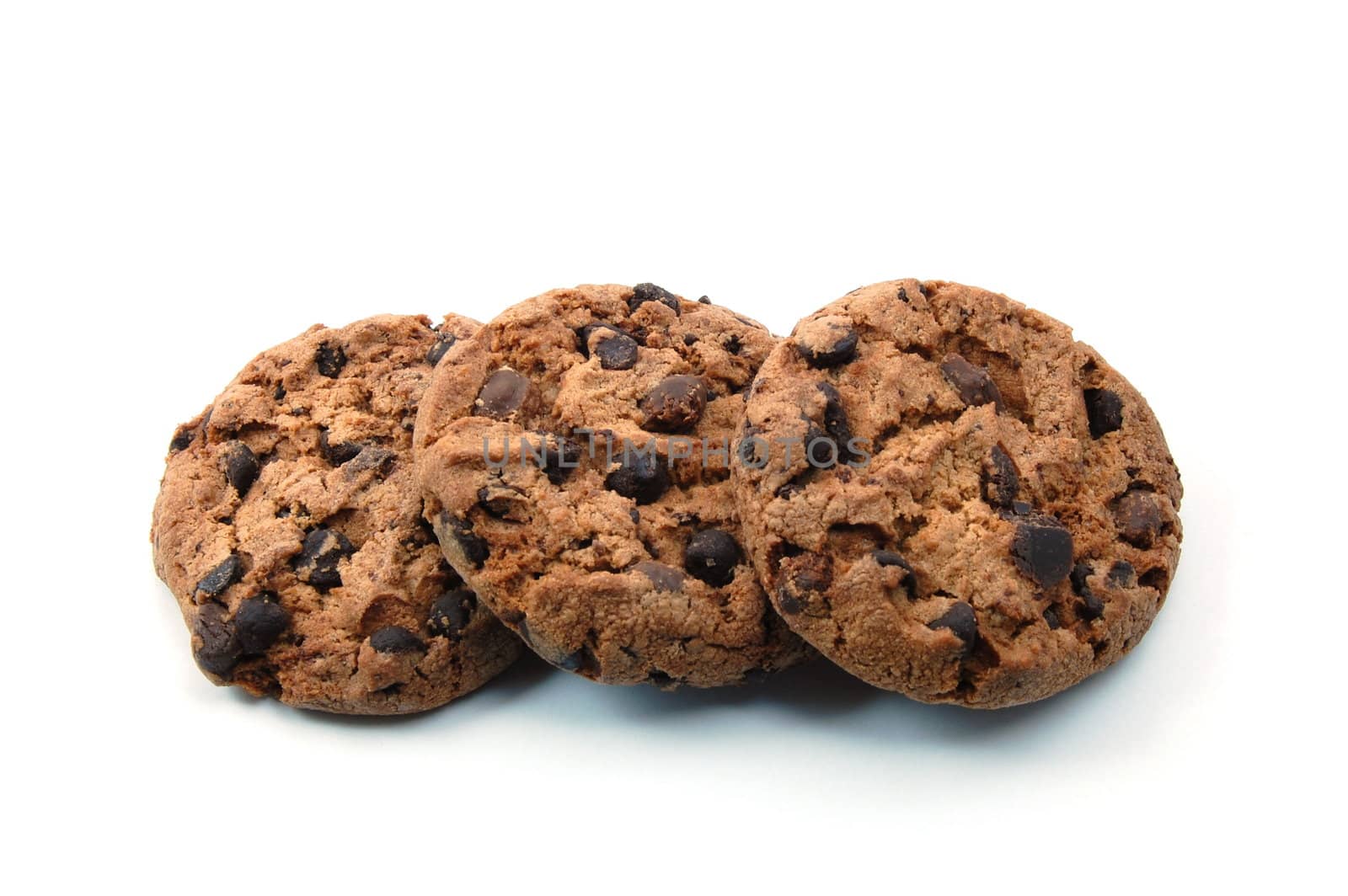 sweet cookies isolated on a white background