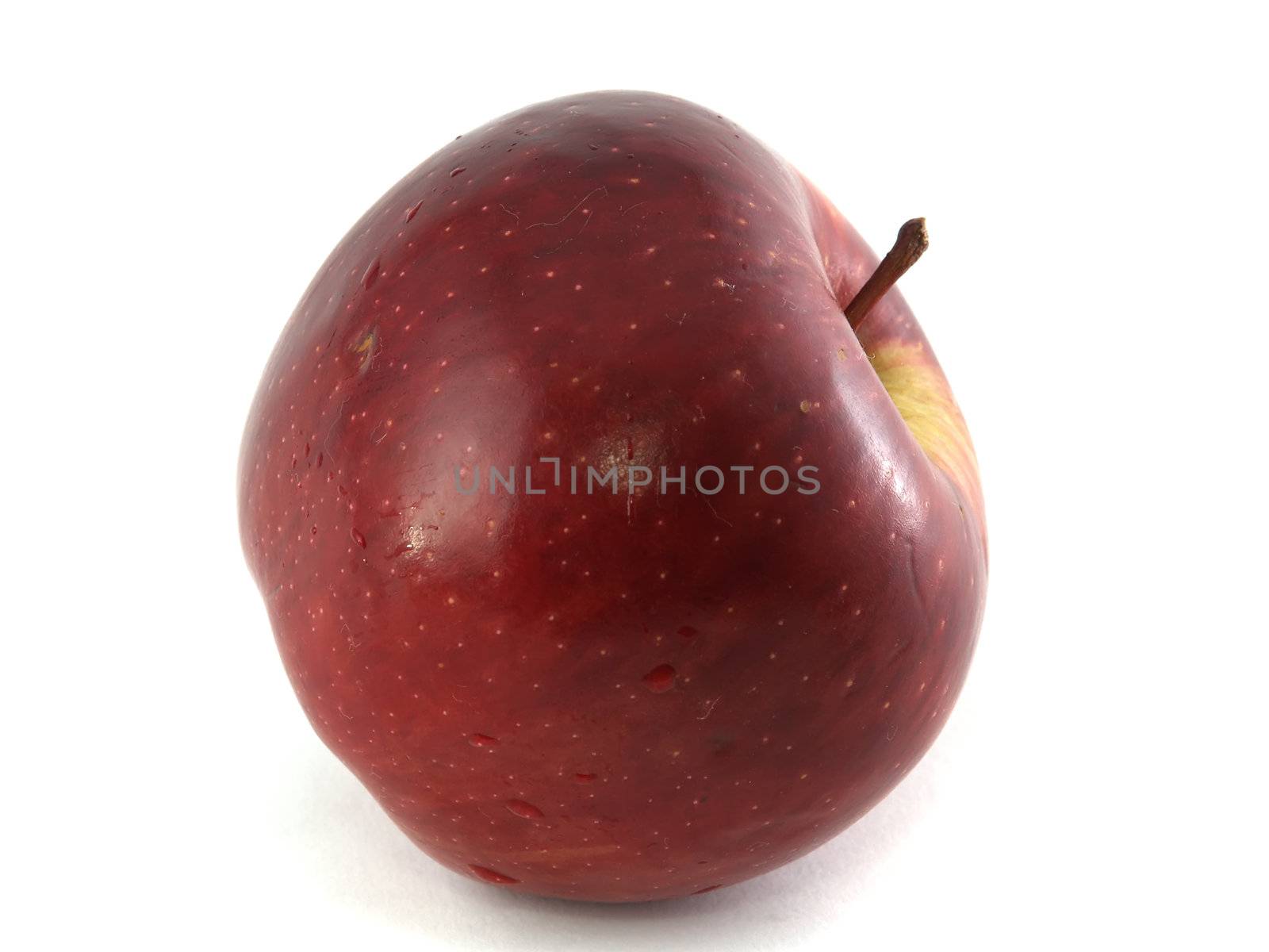 An apple variety called Red Cheaf isolated on white.