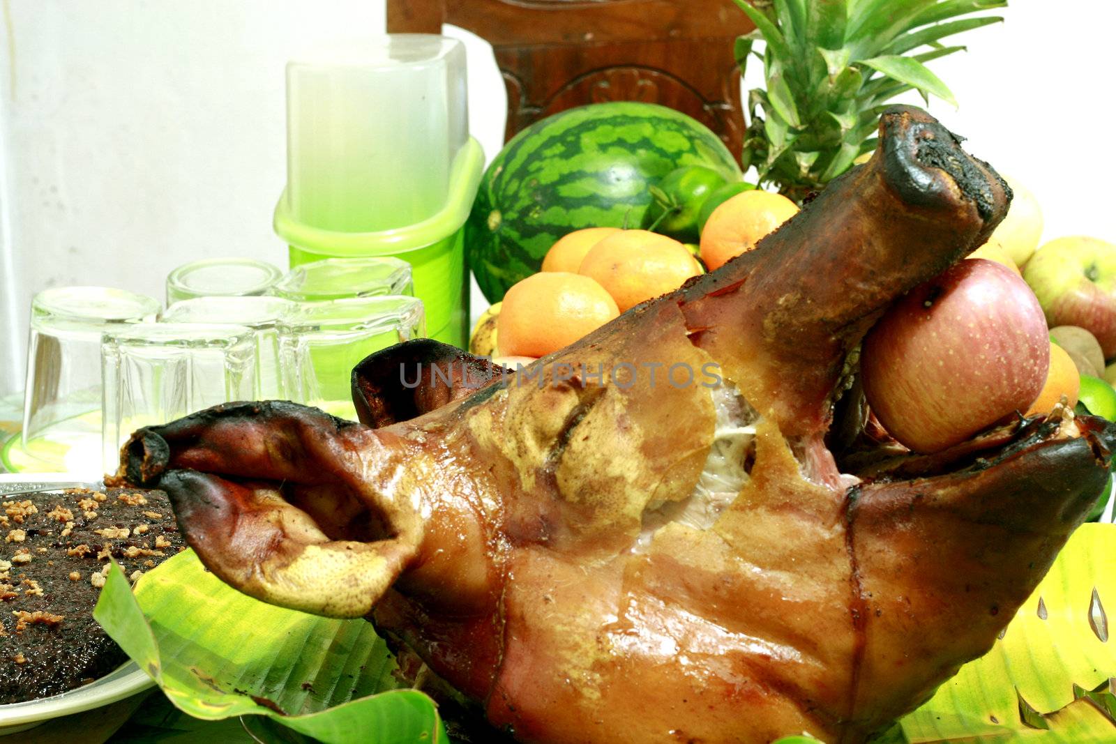 Roasted Pig or Lechon a delicacy of filipino tradition