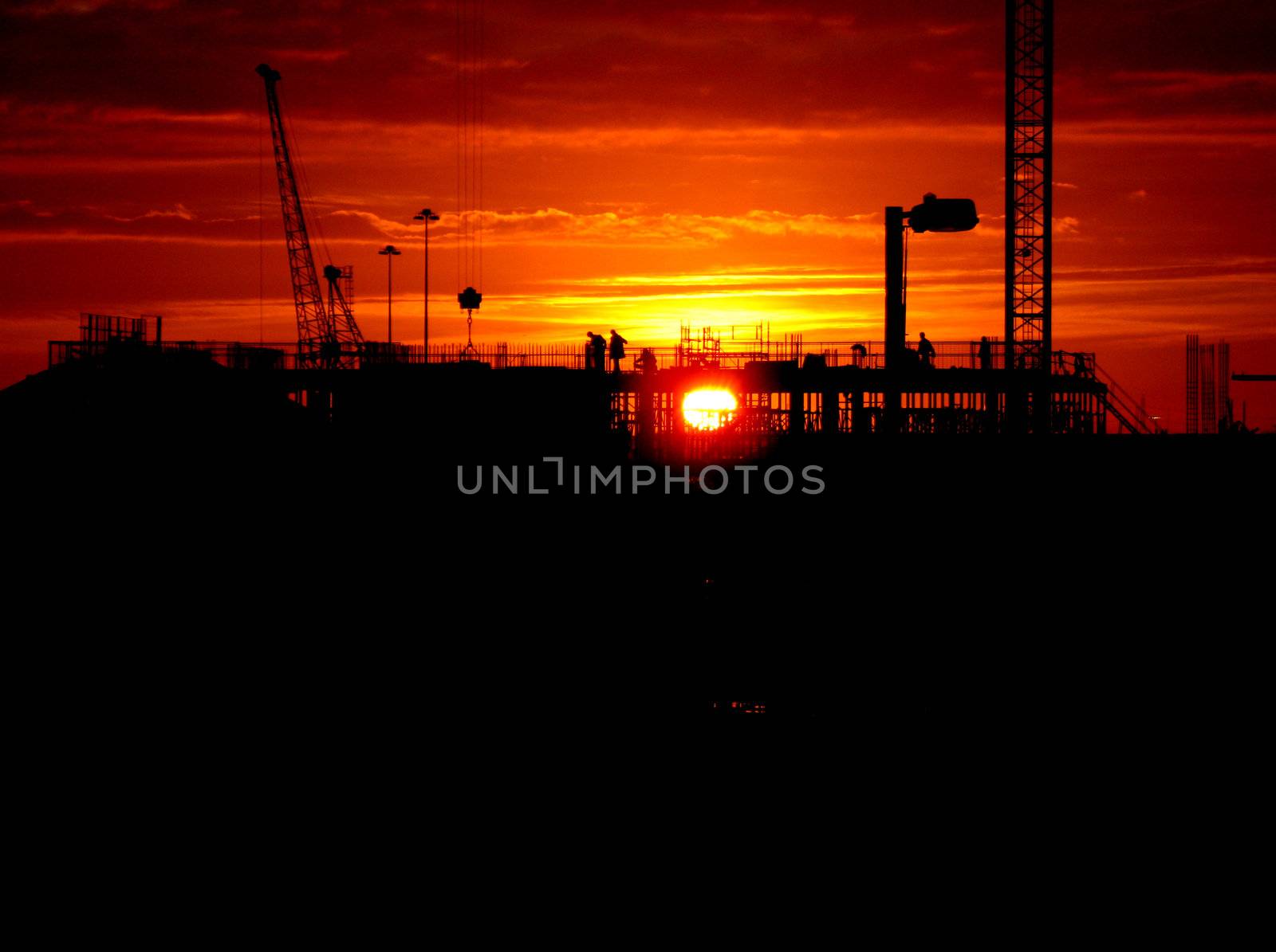 Construction silhouette by tommroch