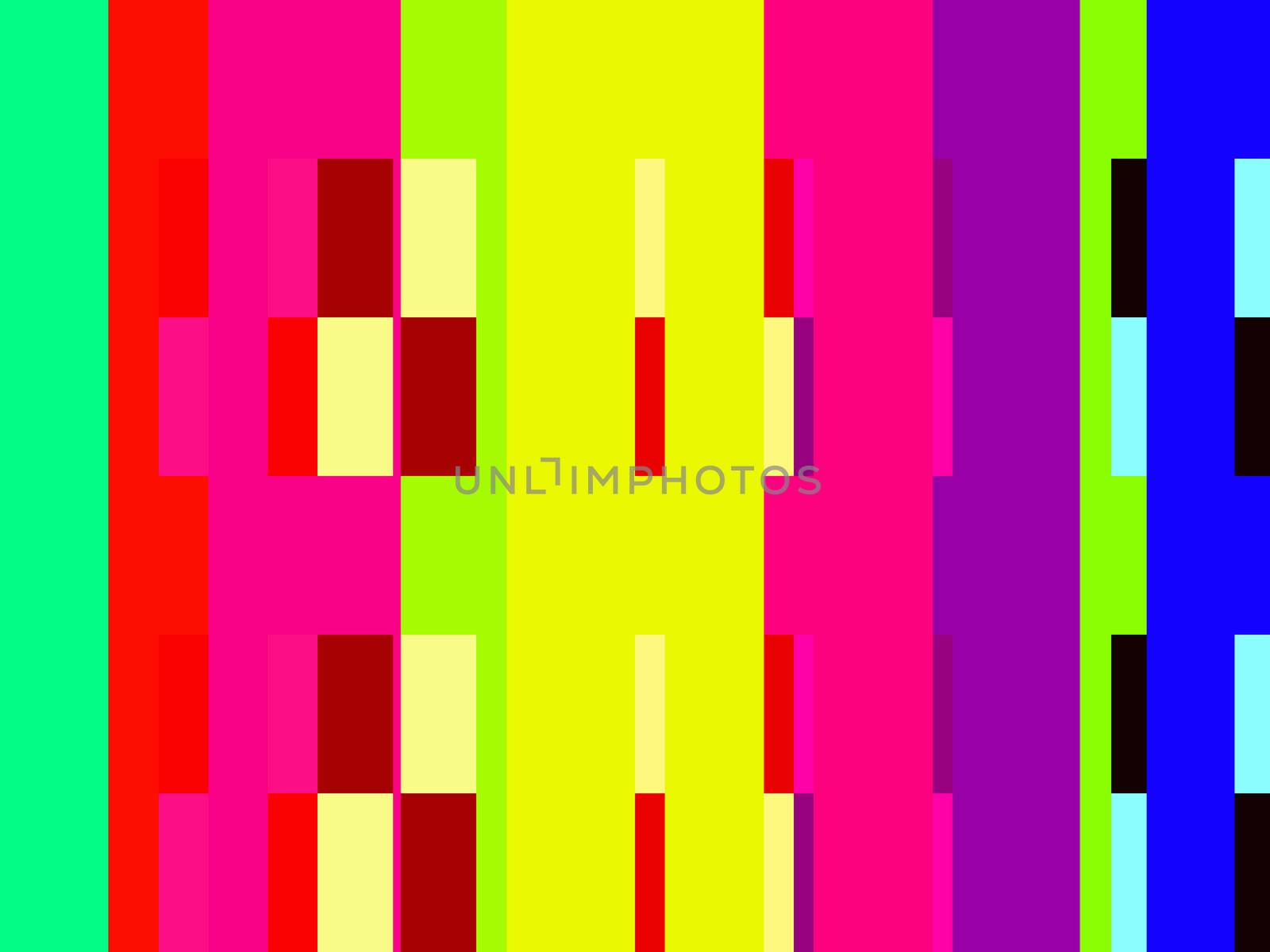 Colourful abstract vertical stripes and bars with smaller rectangles