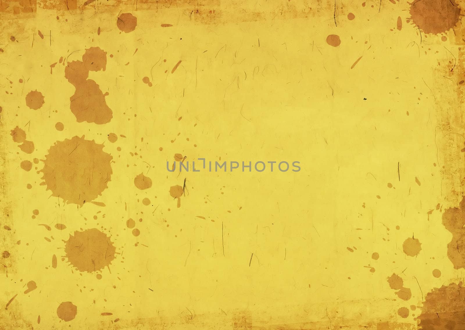 Golden grungy background with some stains