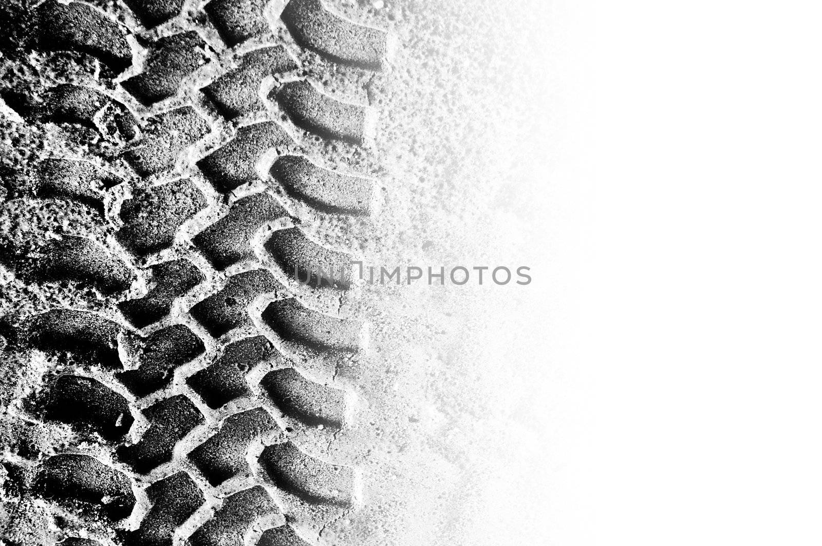 tyre track and copyspace by tommroch