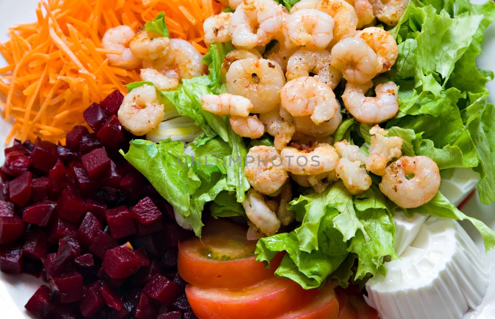 Healthy food - Shrimp Salad