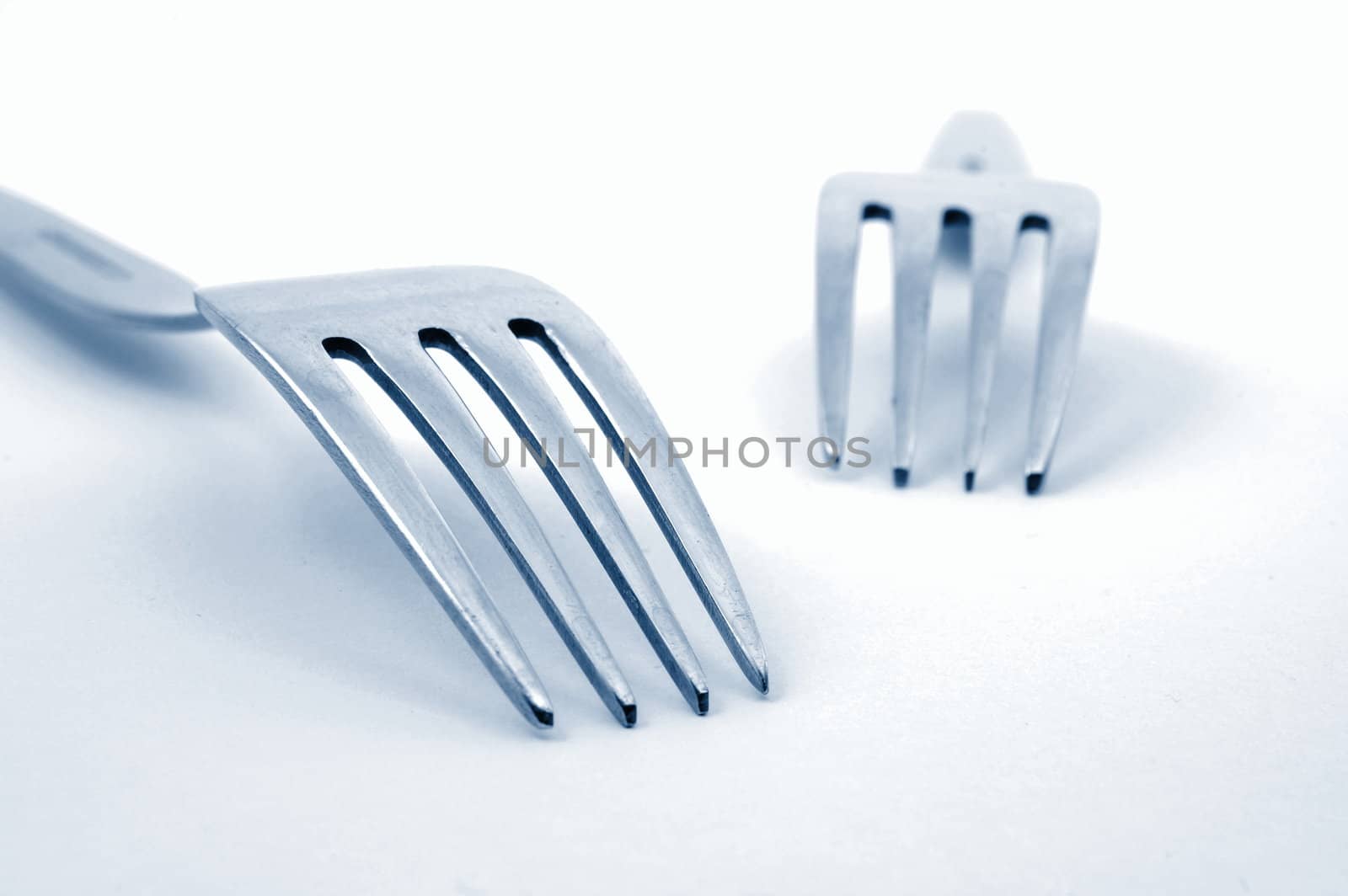 abstract fork background as a food concept