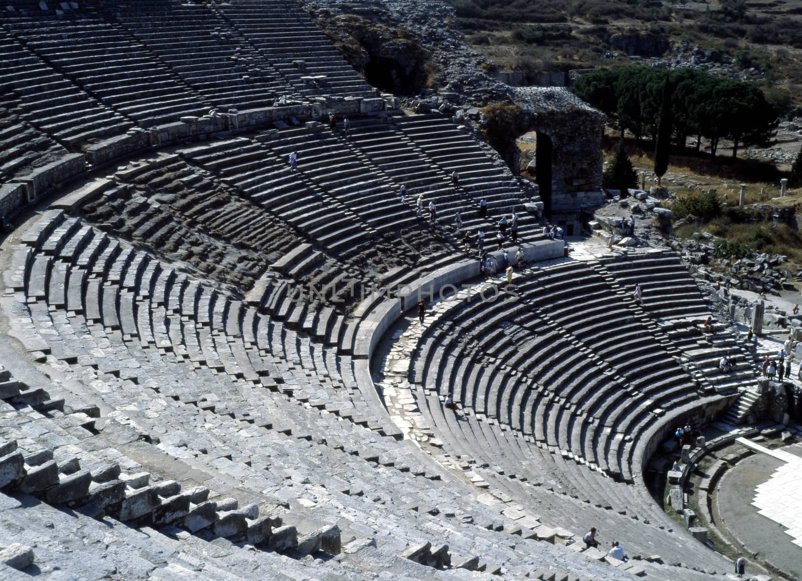 Greek theater in Ephesus in Turkey