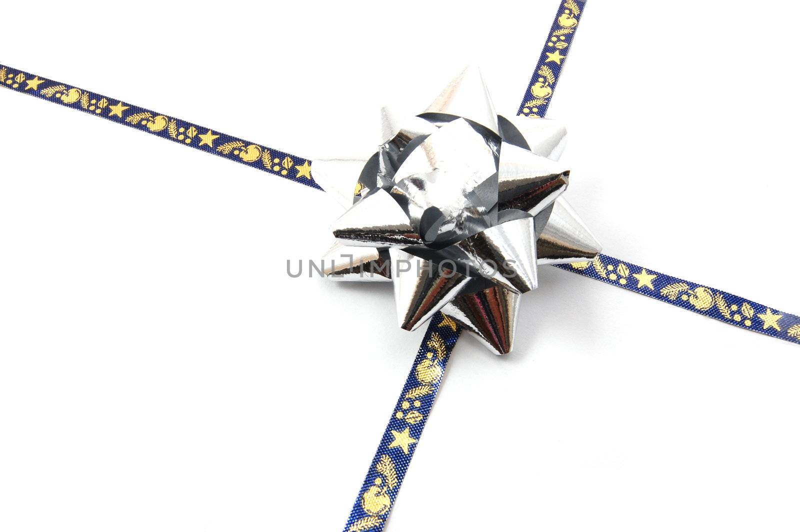 Some ribbon isolated on a white background