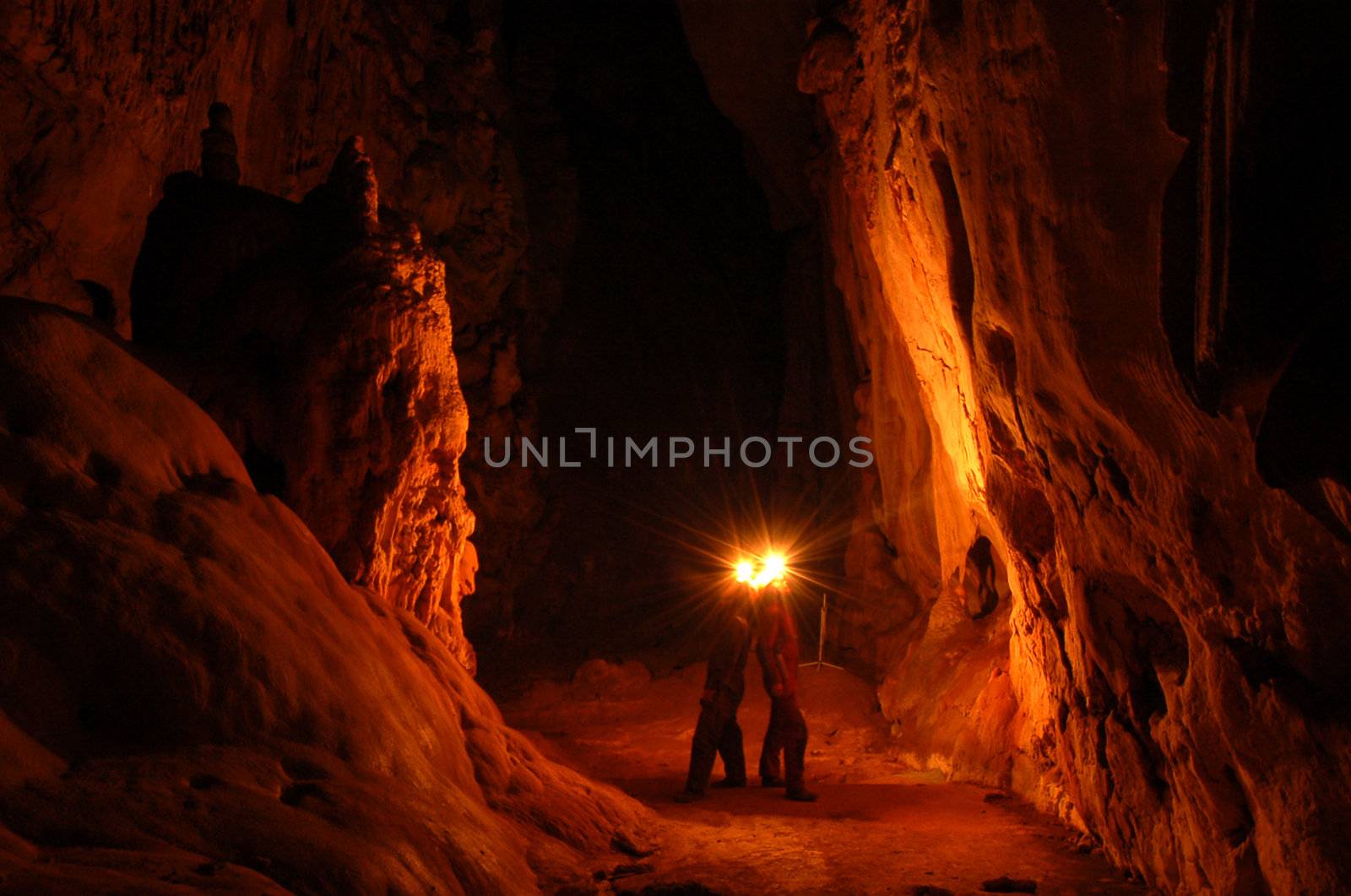 Cave "Jubilejnaja". Krum,Ukraine. 80 m deep.