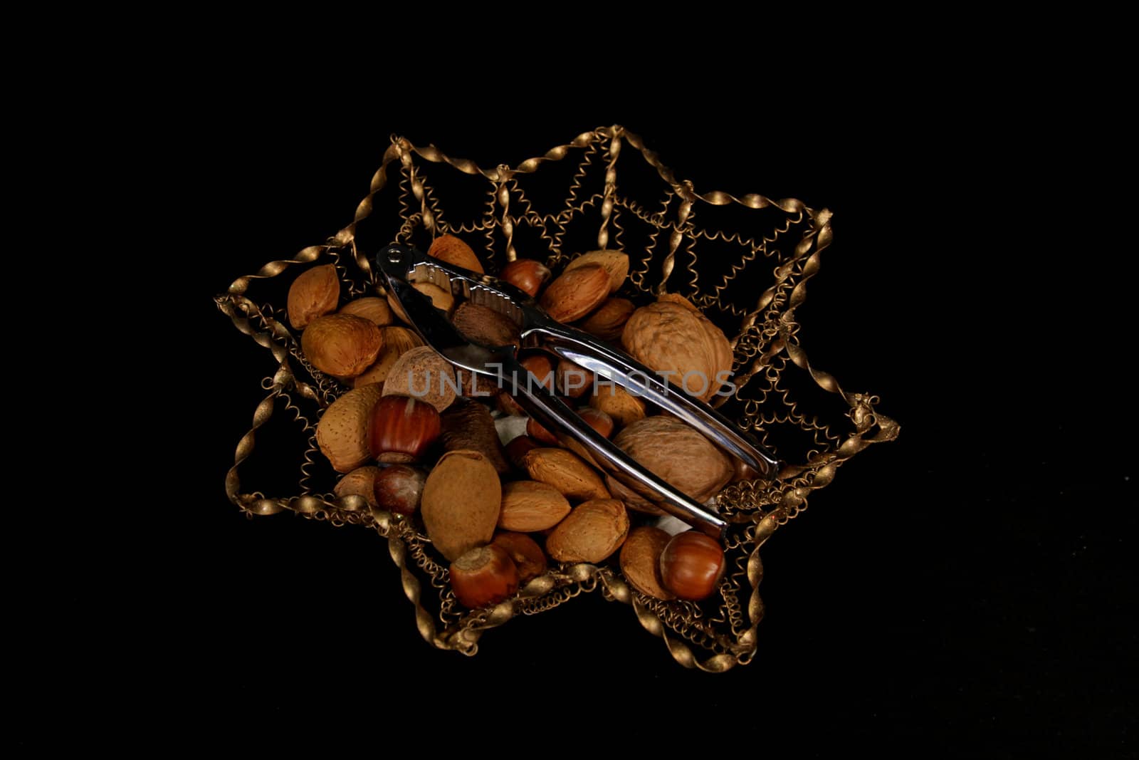 Mixed nuts in a bowl