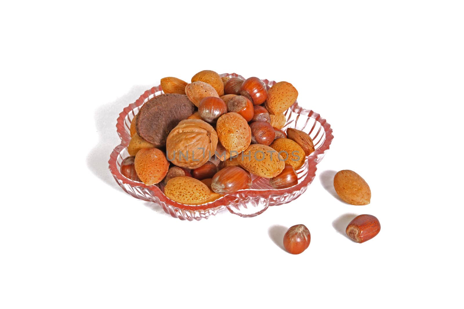 Mixed nuts in a bowl