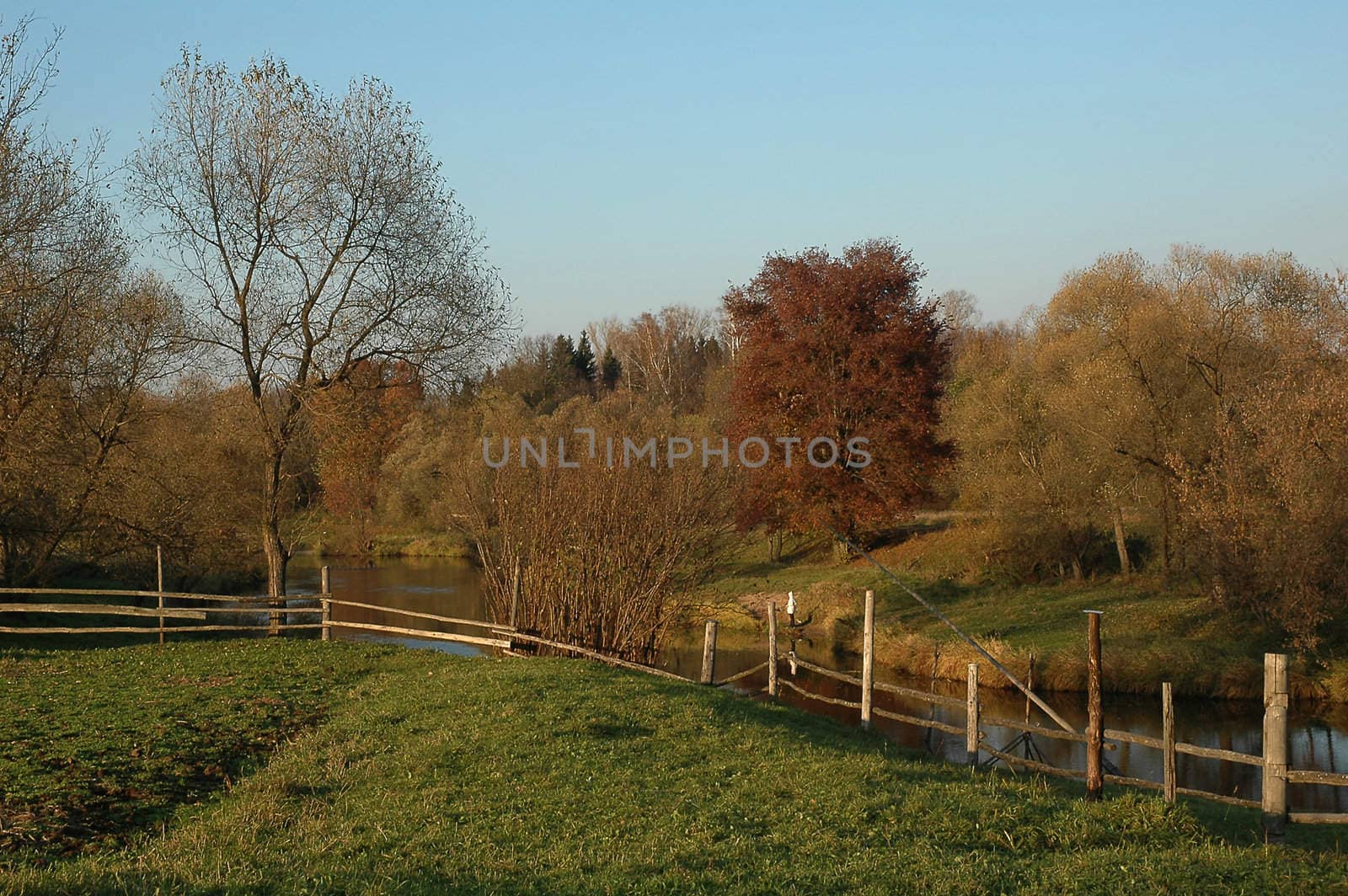 Russia, Moscow area, river Dubna