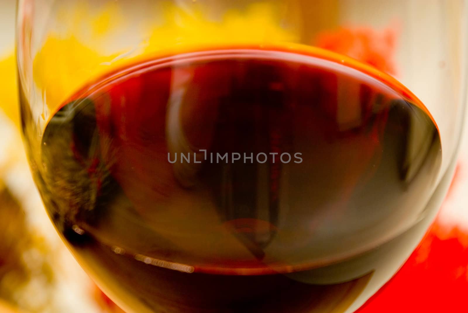 still life with red wine