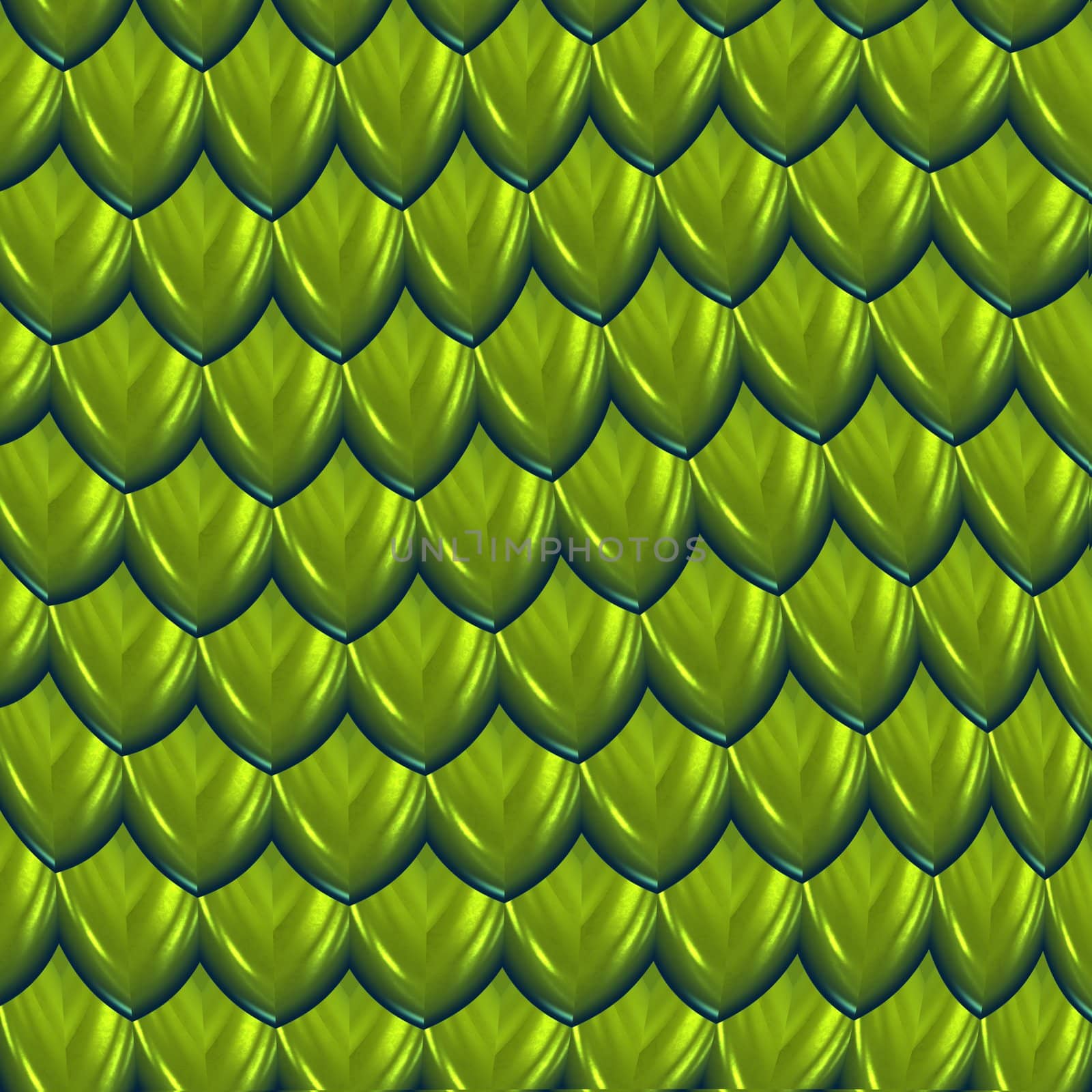 a large image of green shiny dragon scales or hide