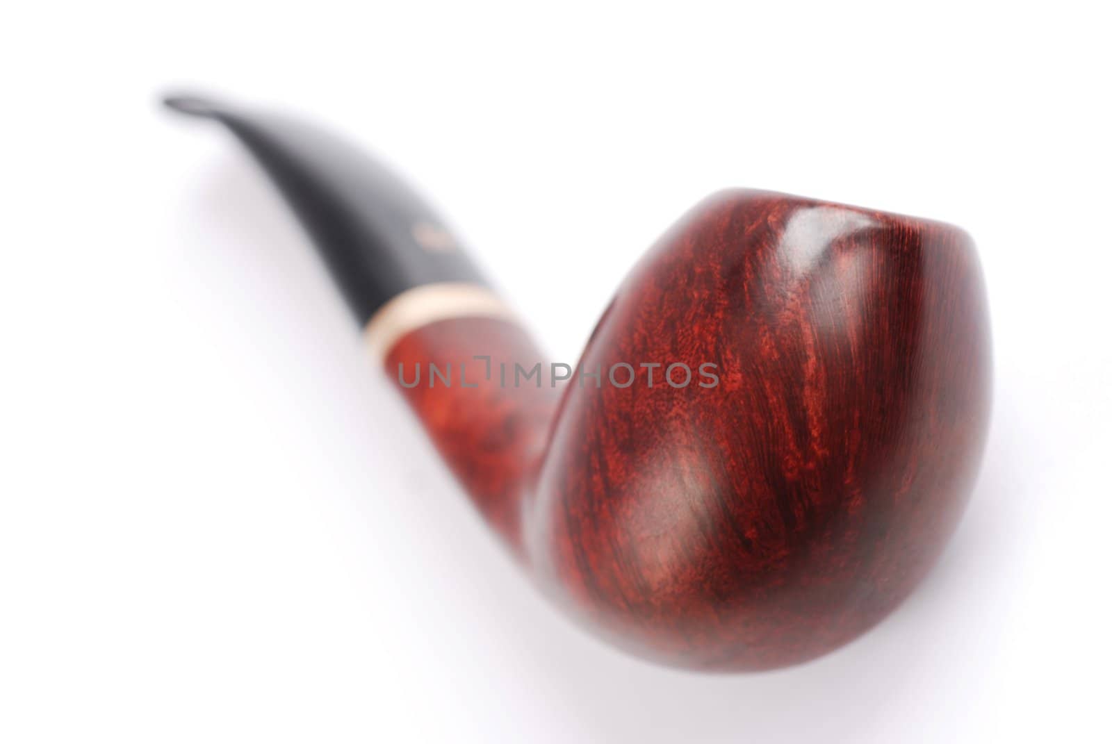 Tobacco pipe isolated on white