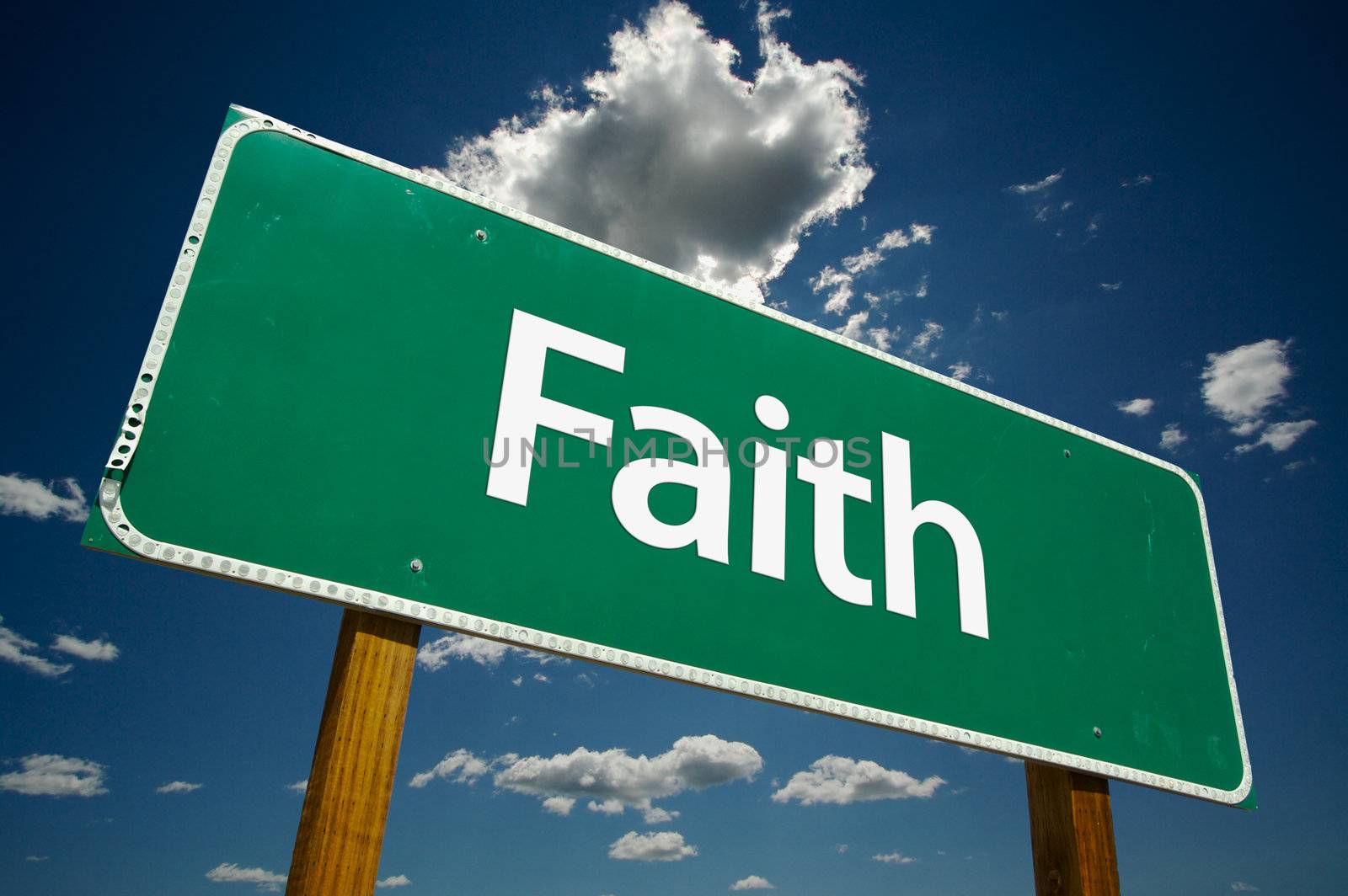Faith Road Sign by Feverpitched