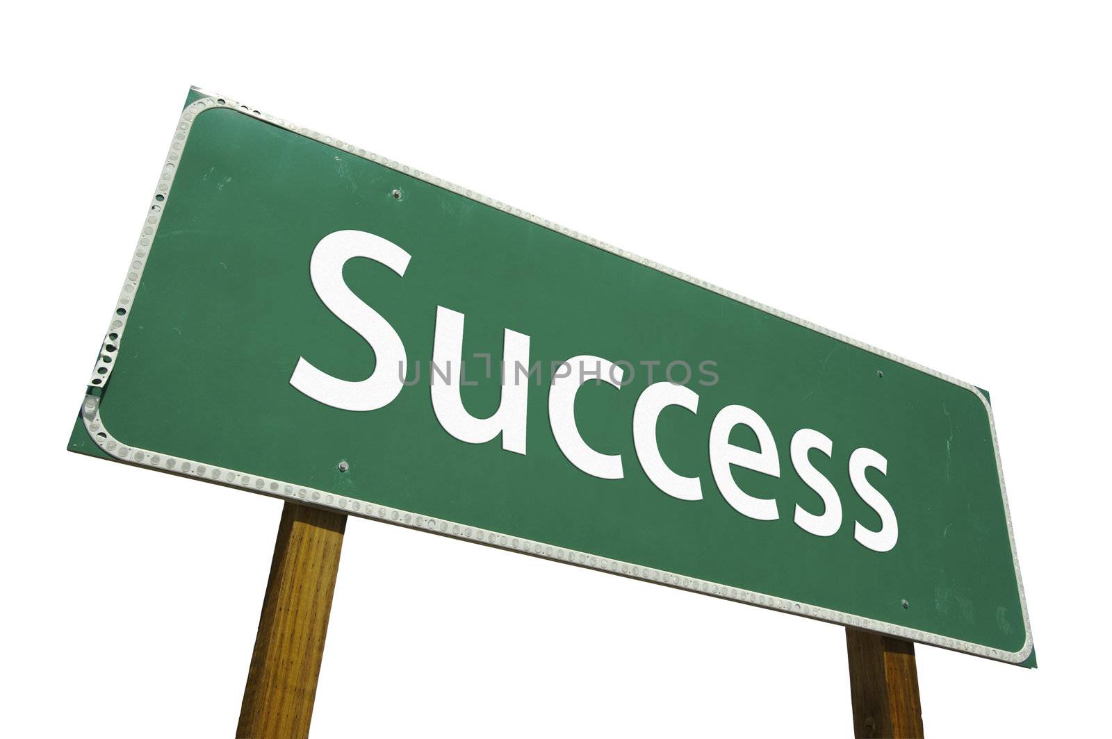 Success Road Sign with Clipping Path by Feverpitched
