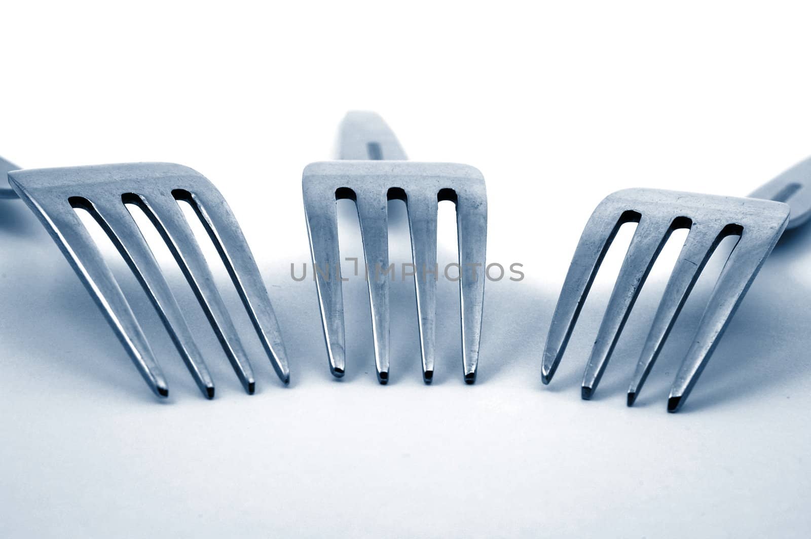 abstract fork background as a food concept