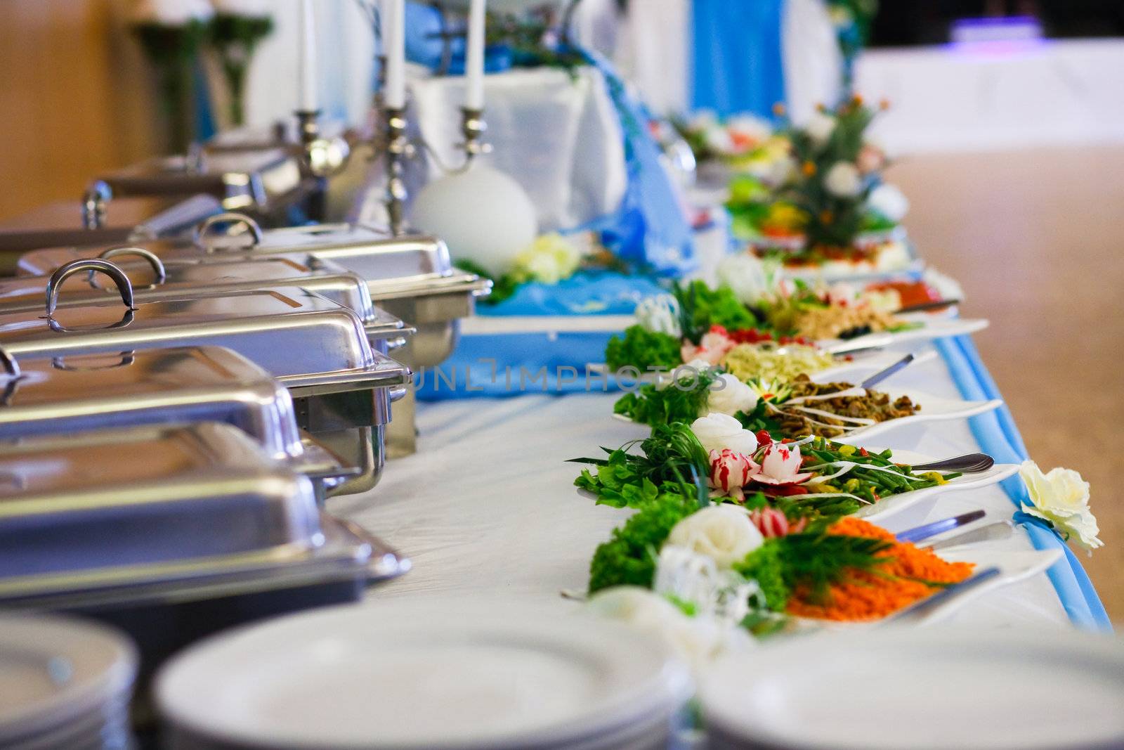 fresh food served on a plate