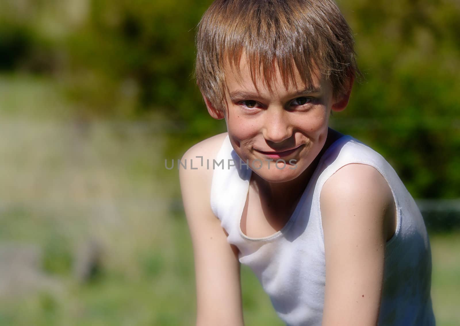 boy looking at camera by clearviewstock