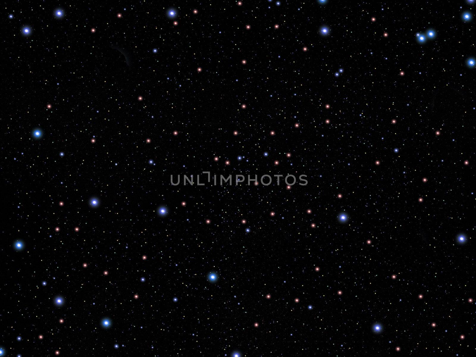 Space. A congestion of stars. Astronomy background galaxy