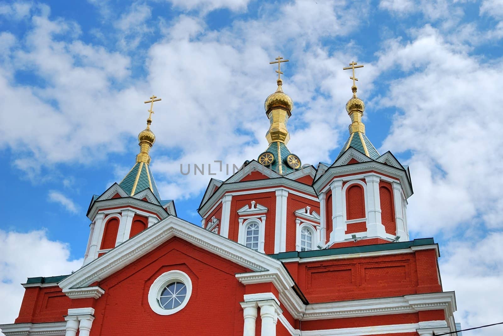 Russian orthodox church in Kolomna town near Moscow