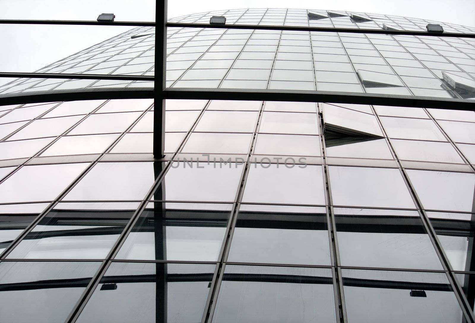 Glass and metal, high-tech background