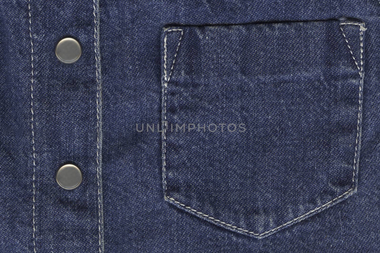 high-resolution jeans material background, front jacket's details