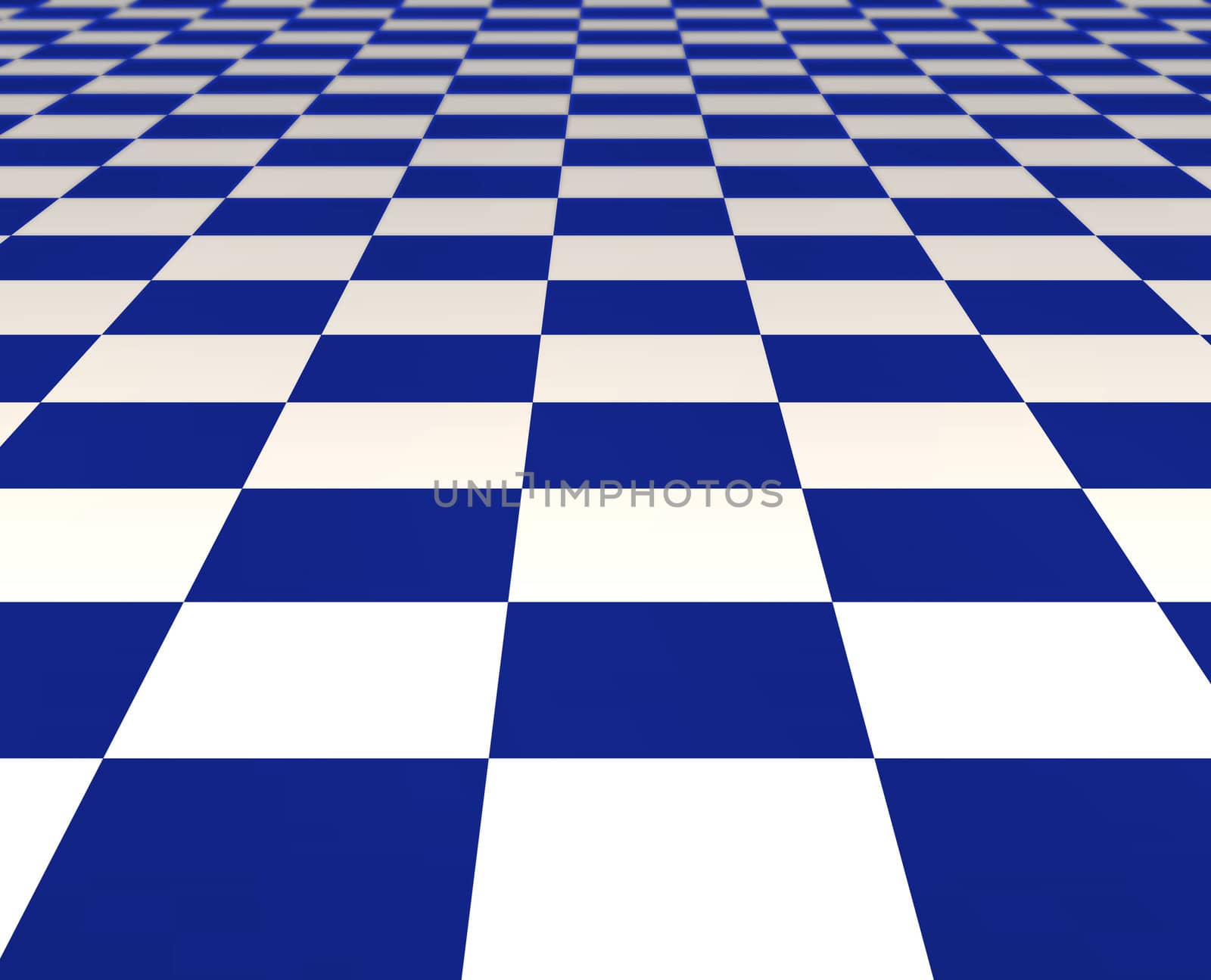 a large blue and white checker floor background pattern
