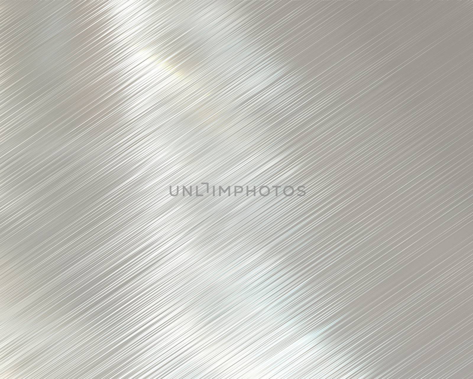 highly polished and reflective stainless steel background