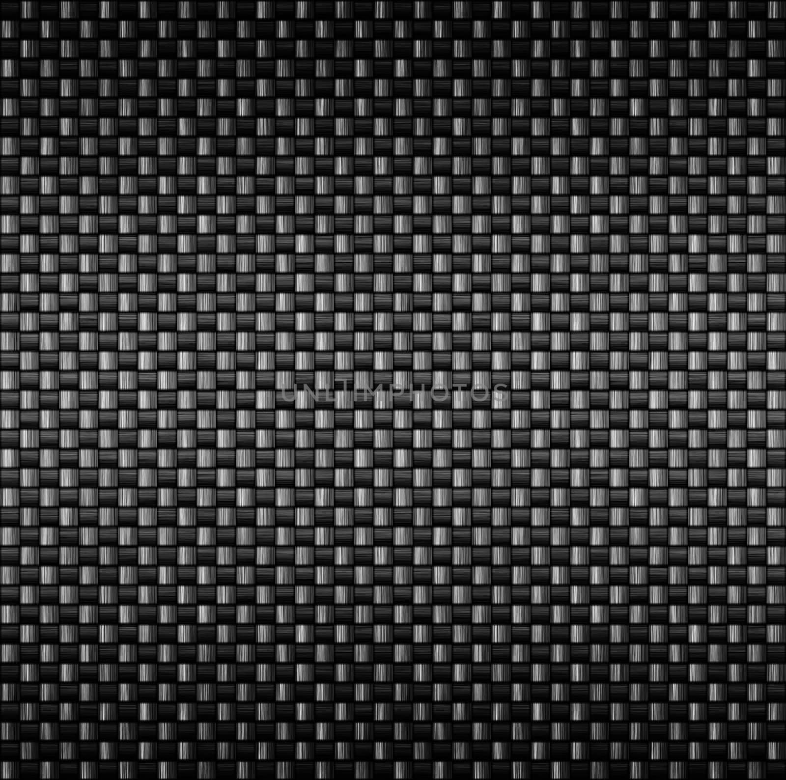 detailed tightly woven carbon fibre background texture
