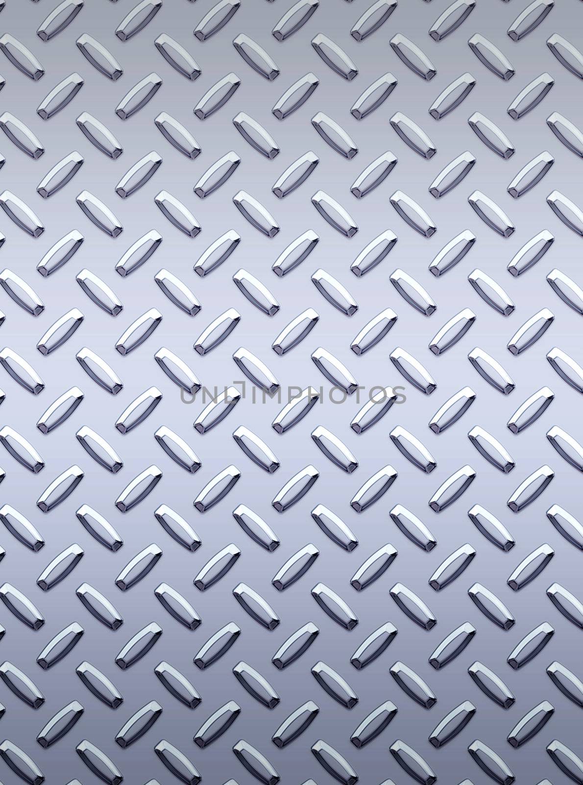a very large sheet of cool silver or stainless steel diamond or tread plate