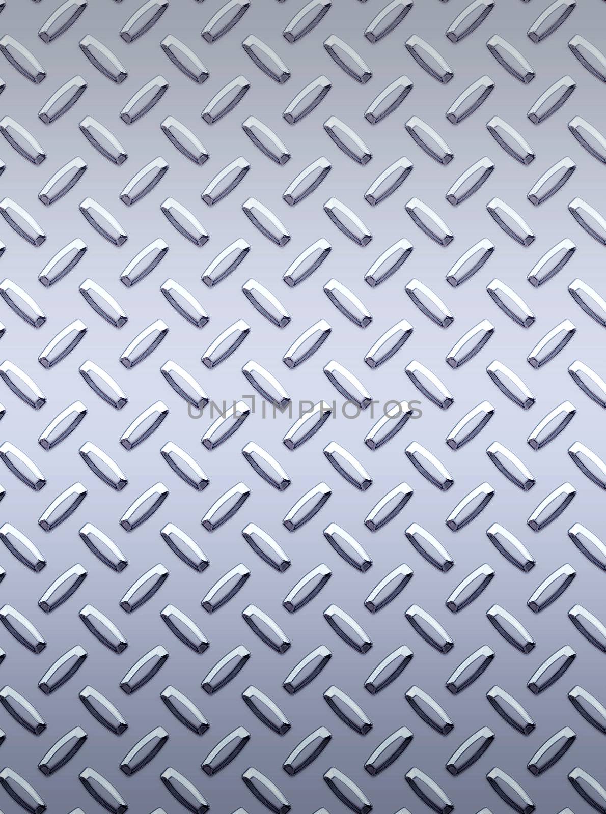 a very large sheet of cool silver or stainless steel diamond or tread plate