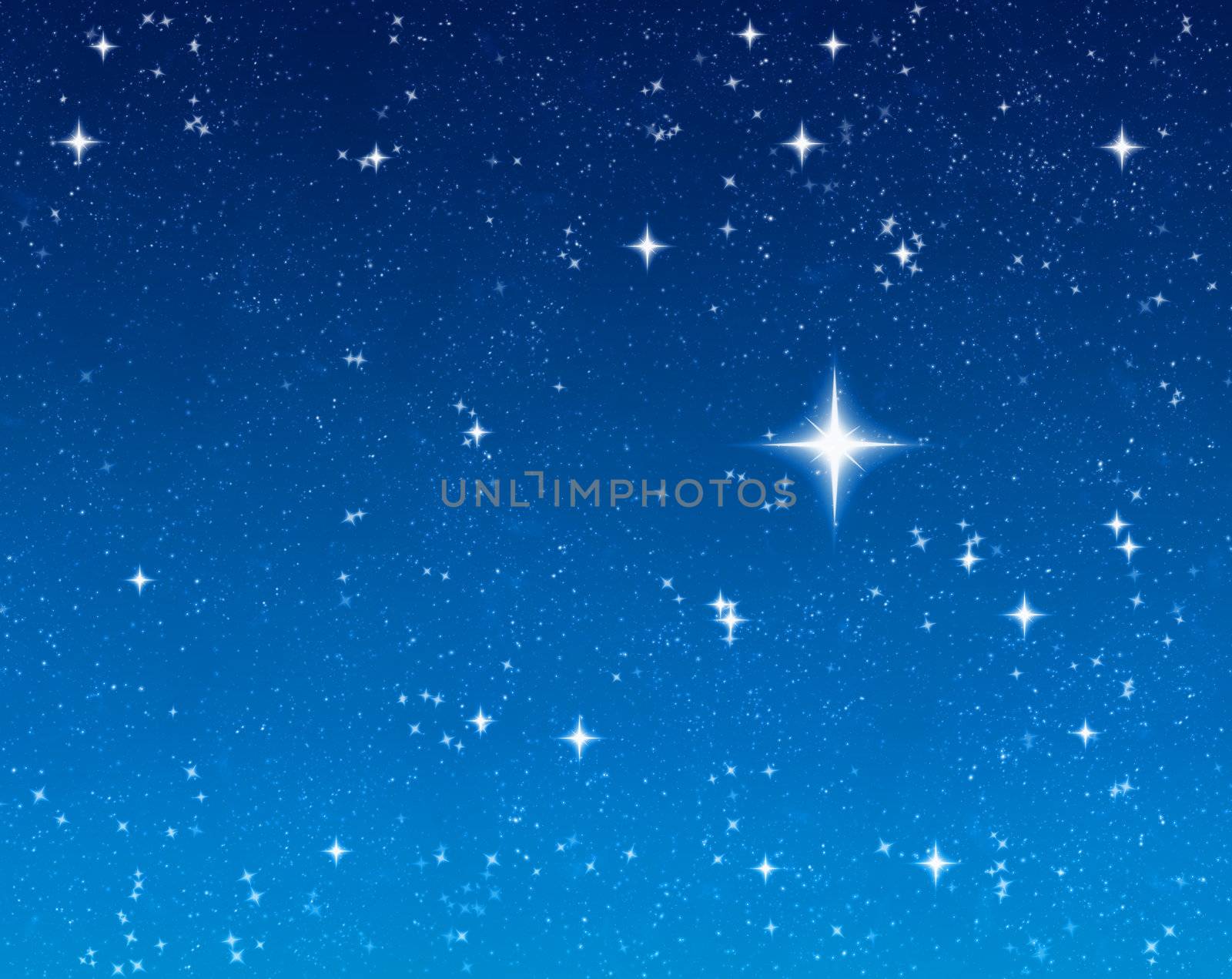 big bright star in the night sky waiting for a wish