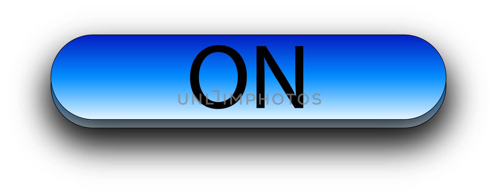 An illustrated image of an on button.